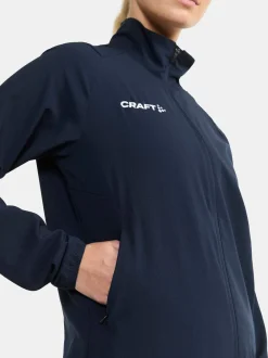 Craft Rush 2. 0 Full Zip Trænings Trøje Blå New