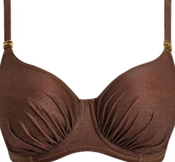 Fantasie SABANA UW GATHERED FULL CUP BIKINI Chestnut sparkle Hot