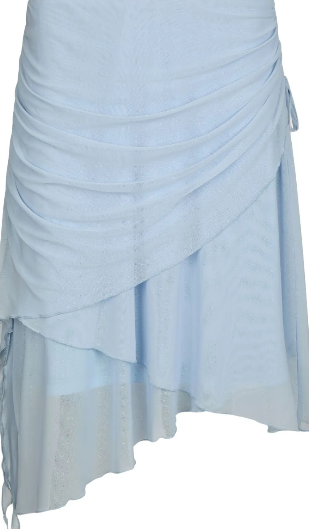 Saffron Asymmetric Mesh Skirt>Neo Noir Clearance