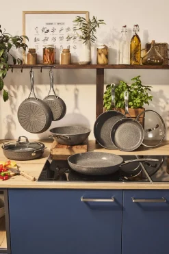 Salina Ceramic Sautepande Med låg, 28 cm, Aluminium, Titaniu><noscript><img width=