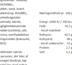 Salt Lakrids Nostalgi (blødt slik - uden gelatine)>Almuegaarden New