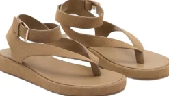 MANGO SANDALS .-- SUE Lt pastel brown Outlet