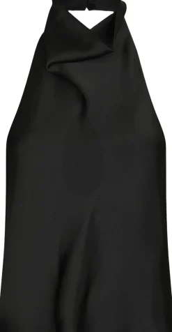 Neo Noir Sania Heavy Satin Top Black Discount