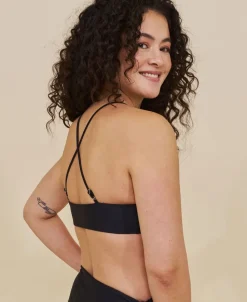 Cartel Copenhagen Sanur bandeau justerbar bikini top Nero Hot