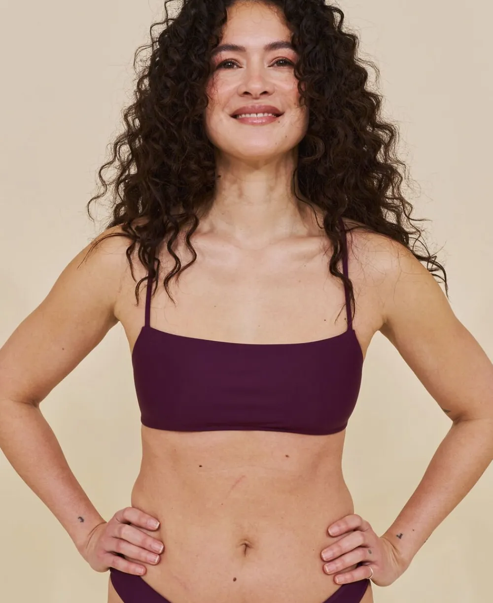 Dame Cartel Copenhagen Sanur bandeau justerbar bikini top