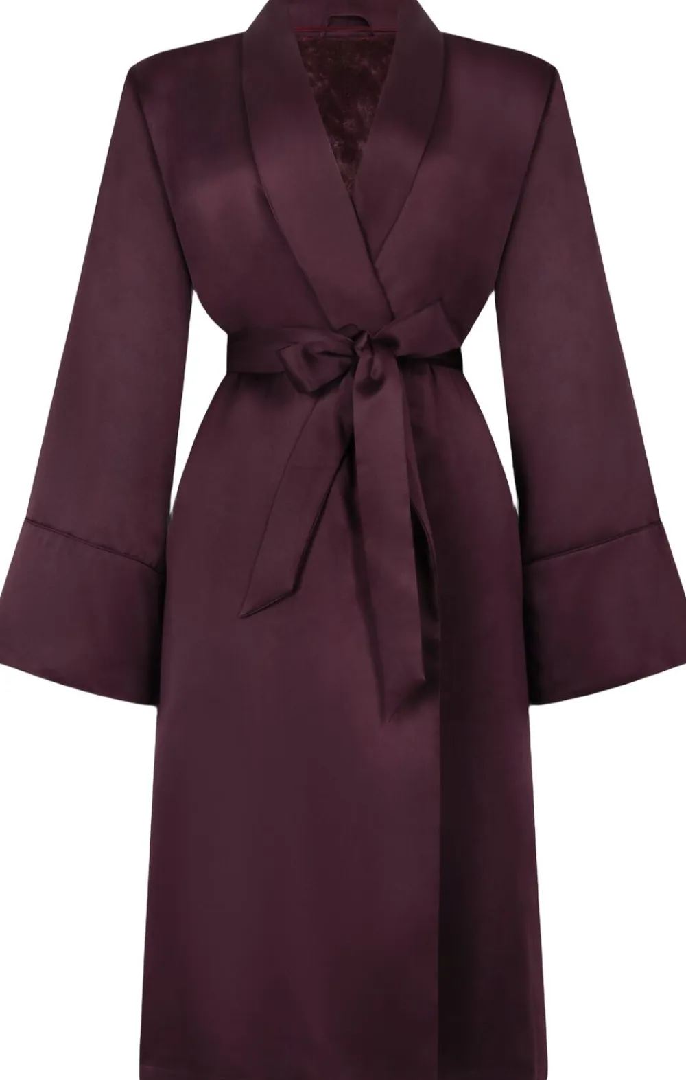 Dame Hunkemöller Satin Fleece Bathrobe