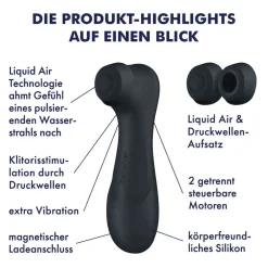 Satisfyer Pro 2 Generation 3 black lufttryksvibrator