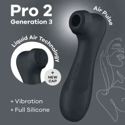 Satisfyer Pro 2 Generation 3 black lufttryksvibrator