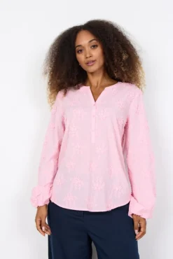 soyaconcept SC-BARBRA 1 Bluse Lyserød 4120 lyser&oslash;d Outlet