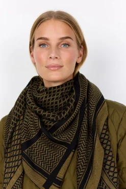 soyaconcept SC-BUKET 3 Tørklæde Oliven 97230c oliven Best