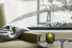 Uyuni Scented wax glass candle, Serenity, Green, 8,5x9,5 cm *