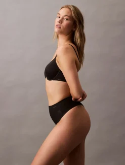 Calvin Klein SCULPTED FIRM MESH THONG Black Online