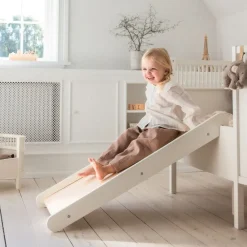 Børn Sebra 2-i-1 Klatre- og rutsjebane