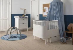 Børn Sebra Sengen, Baby & Jr. , classic white
