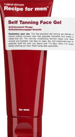 Receipe For Men SELF TANNING FACE GEL