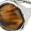 Pilgrim SENSE ring sølvbelagt/agat Discount