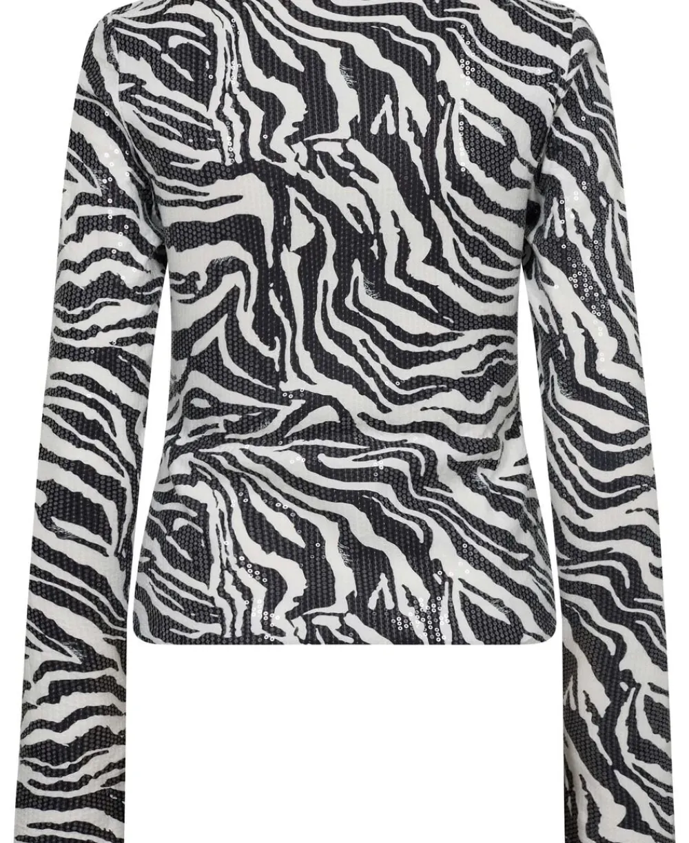 SEQUINS V-NECK TOP>ROTATE Birger Christensen Hot