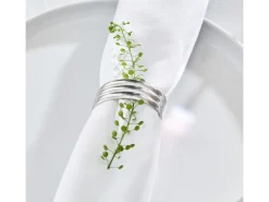 Servietring Thebe Edition 2024 4 stk. Blankt stål Recycled>Gense Online