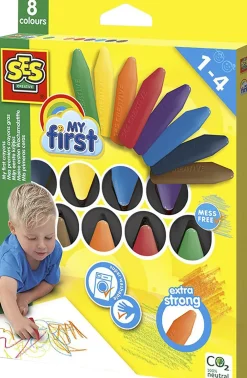 Børn SES Creative - Mine første - Farveblyanter 8 stk