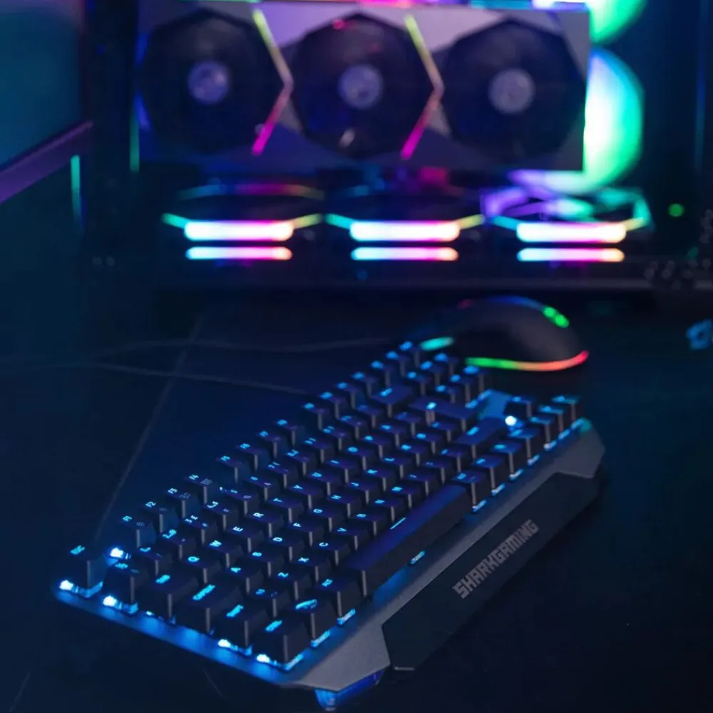 Shark Gaming Shark Venator K50-TKL Tastatur New