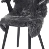 NATURES Collection Sheepskin, Long-wool Steel