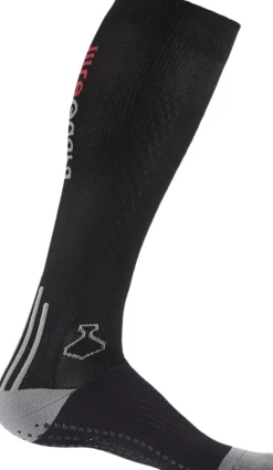 Liiteguard Shin-Tech Grip løbestrømper Sort