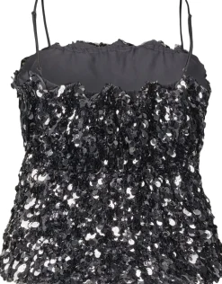 Dame Second Female Shiny Strap Top