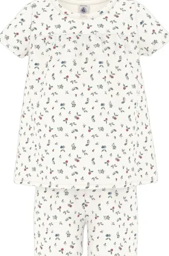 Petit Bateau SHORT PYJAMA 2Y Marshmallow/multico Outlet