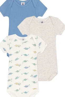 SHORT SLEEVE BODYSUIT 3M>Petit Bateau