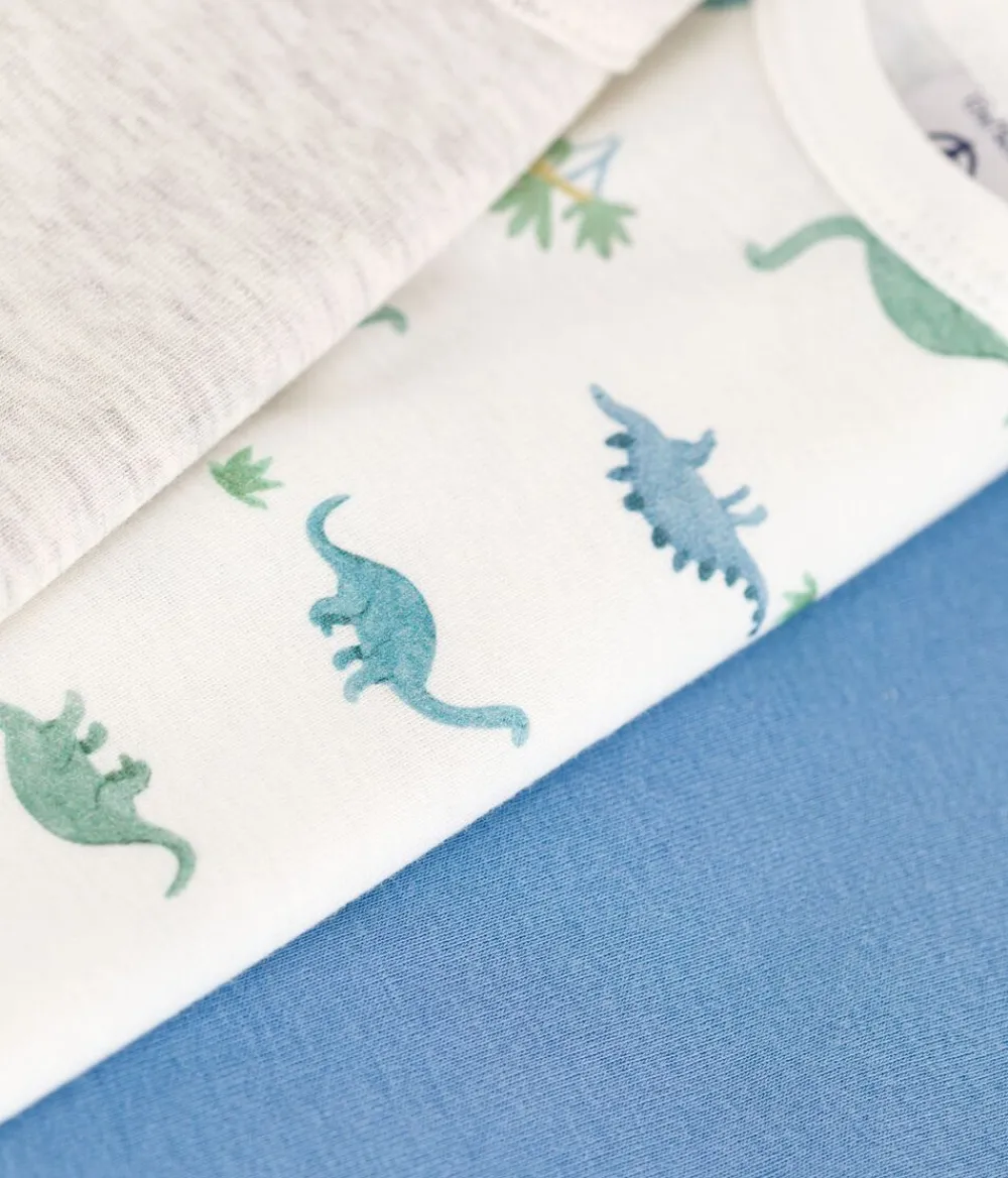 SHORT SLEEVE BODYSUIT 3M>Petit Bateau