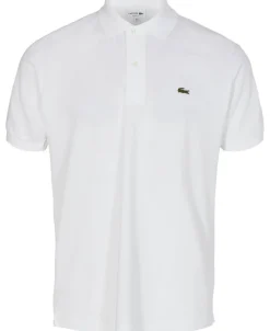 SHORT SLEEVED RIBBED COLLAR SHIRT>Lacoste