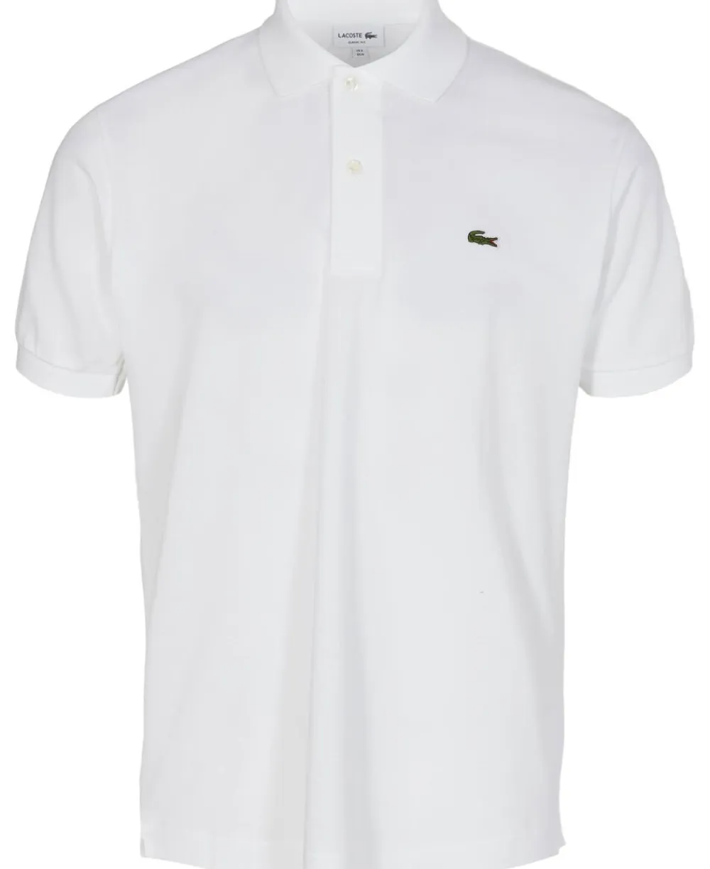 SHORT SLEEVED RIBBED COLLAR SHIRT>Lacoste
