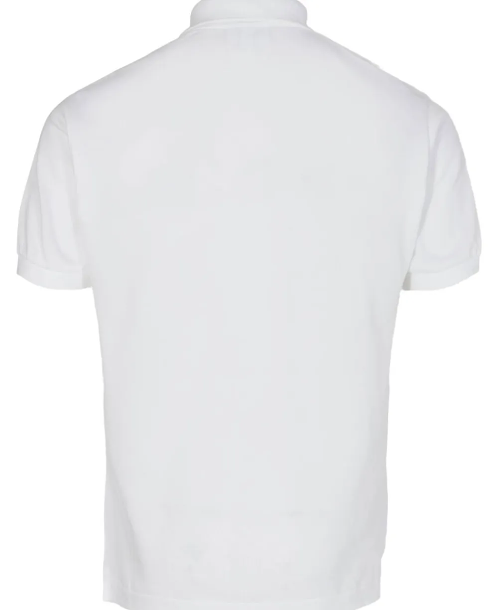 SHORT SLEEVED RIBBED COLLAR SHIRT>Lacoste