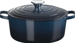 Le Creuset Sig Rund Gryde Nuit 24cm CK