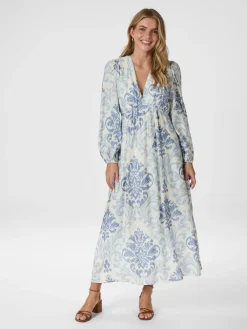 Neo Noir Silfi Deco Dress Light blue