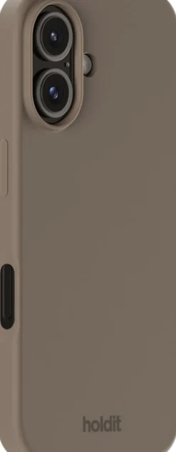 HoldIt Silicone Case iPhone 16 Lysebrun Sale