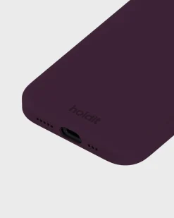 HoldIt Silicone Case iPhone 15 Deep Plum Lilla New