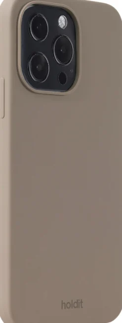 HoldIt Silicone Case iPhone 13 Pro Mocha Brown Lysebrun Sale