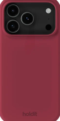 HoldIt Silicone Case iPhone 17 Pro Red Velvet R&oslash;d Discount