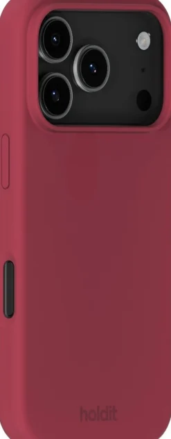HoldIt Silicone Case iPhone 17 Pro Red Velvet R&oslash;d Discount