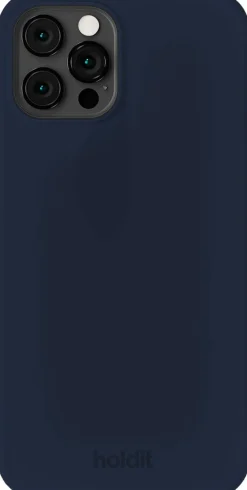 HoldIt Silicone Case iPhone 12/12 Pro Midnight Blue Blå