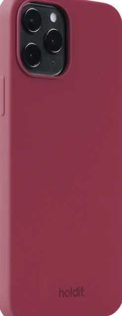 HoldIt Silicone Case iPhone 12/12 Pro Bordeaux Best