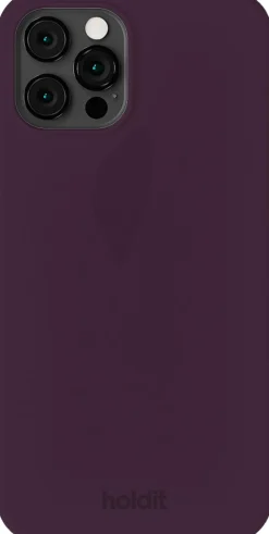 HoldIt Silicone Case iPhone 12/12 Pro Deep Plum Lilla Online