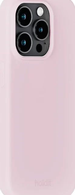 Silicone Case iPhone 15 Pro Pale Pink>HoldIt Outlet