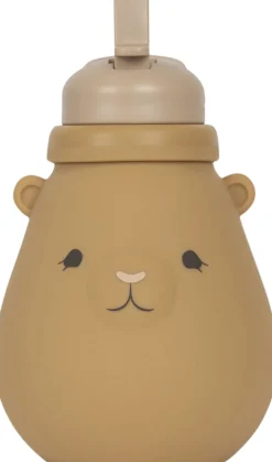 SILICONE DRINKING BOTTLE TEDDY>Konges Sløjd Online