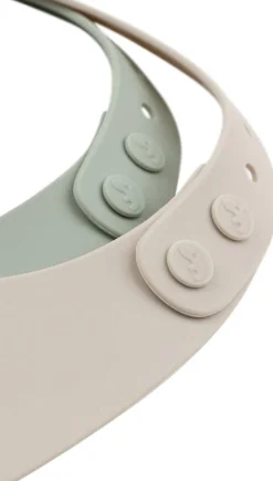 Done by Deer Silikone hagesmæk 2 stk. Lalee Sand/Grøn Sand/gr&oslash;n New