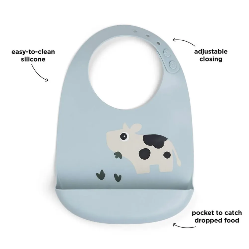 Børn Done by Deer Silikone hagesmæk Dotti