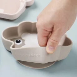 Børn Done by Deer Silikone Stick & Stay skål Sheepy