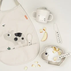 Børn Done by Deer Silikone Stick & Stay skål Sheepy