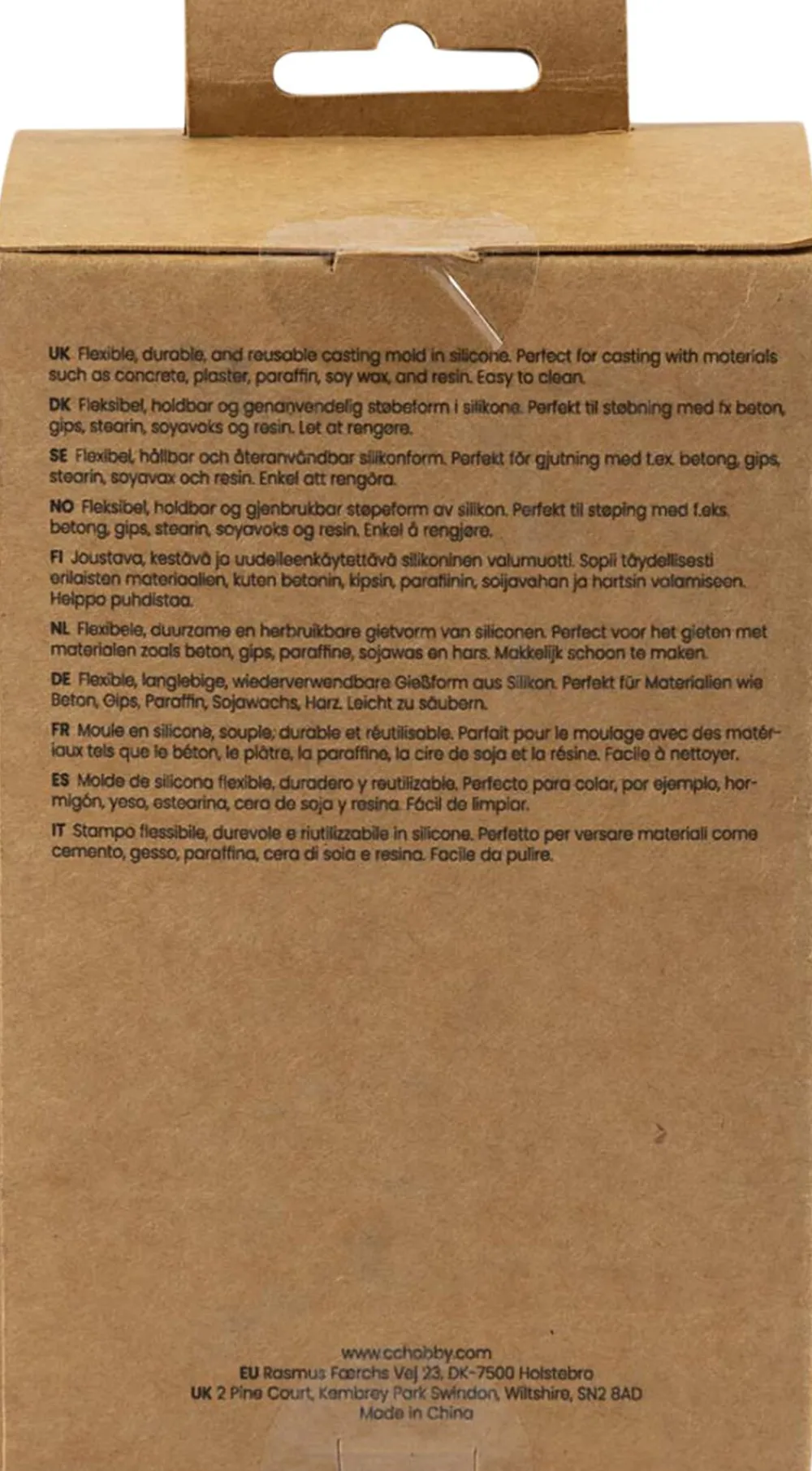 Silikoneform, Lysestage>Creativ Company Best